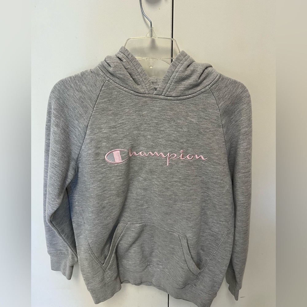 Champion hoodie- girls size L